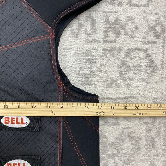 NEW BELL Race Win Live Racing Vest Black Double Straps Size Large /XL - Picture 5 of 7